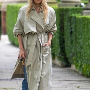 Mango Beige Trench Raincoat